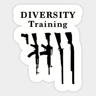 Diversity Training - Firearms Sticker